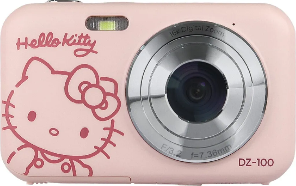 Yashica DZ-100 Appareil Numérique Rose de 44 MP avec Design Ultra-Léger