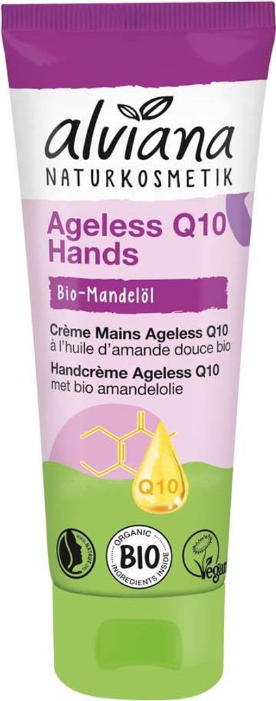 ALVIANA Anti-Aging Handcreme mit Bio-Mandelöl und Coenzym Q10