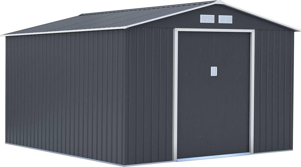 Abri de jardin métal "Vegas" - 12.98 m² - Gris Image du produit 