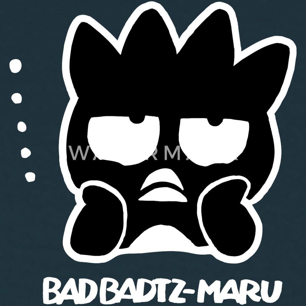 Spreadshirt Bad Badtz-Maru Portrait Männer T-Shirt, M, Navy