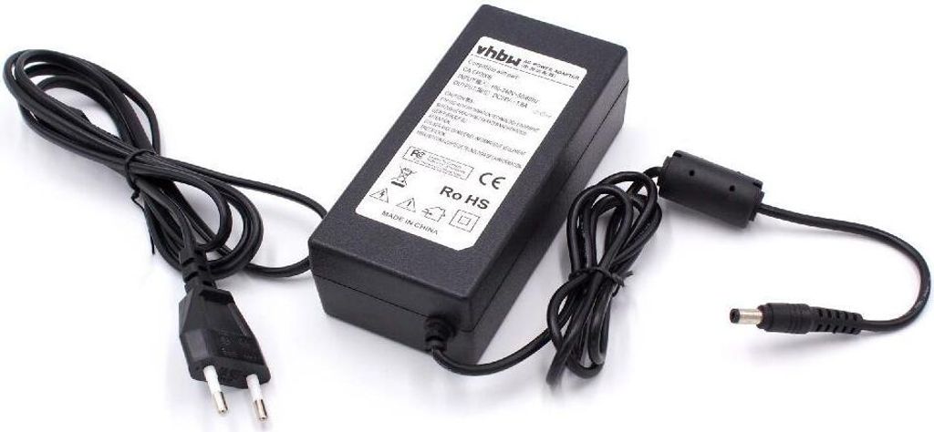 vhbw Netzteil kompatibel mit Canon Selphy CP-820, CP910, CP-910, CP900 Drucker - 15,3 cm