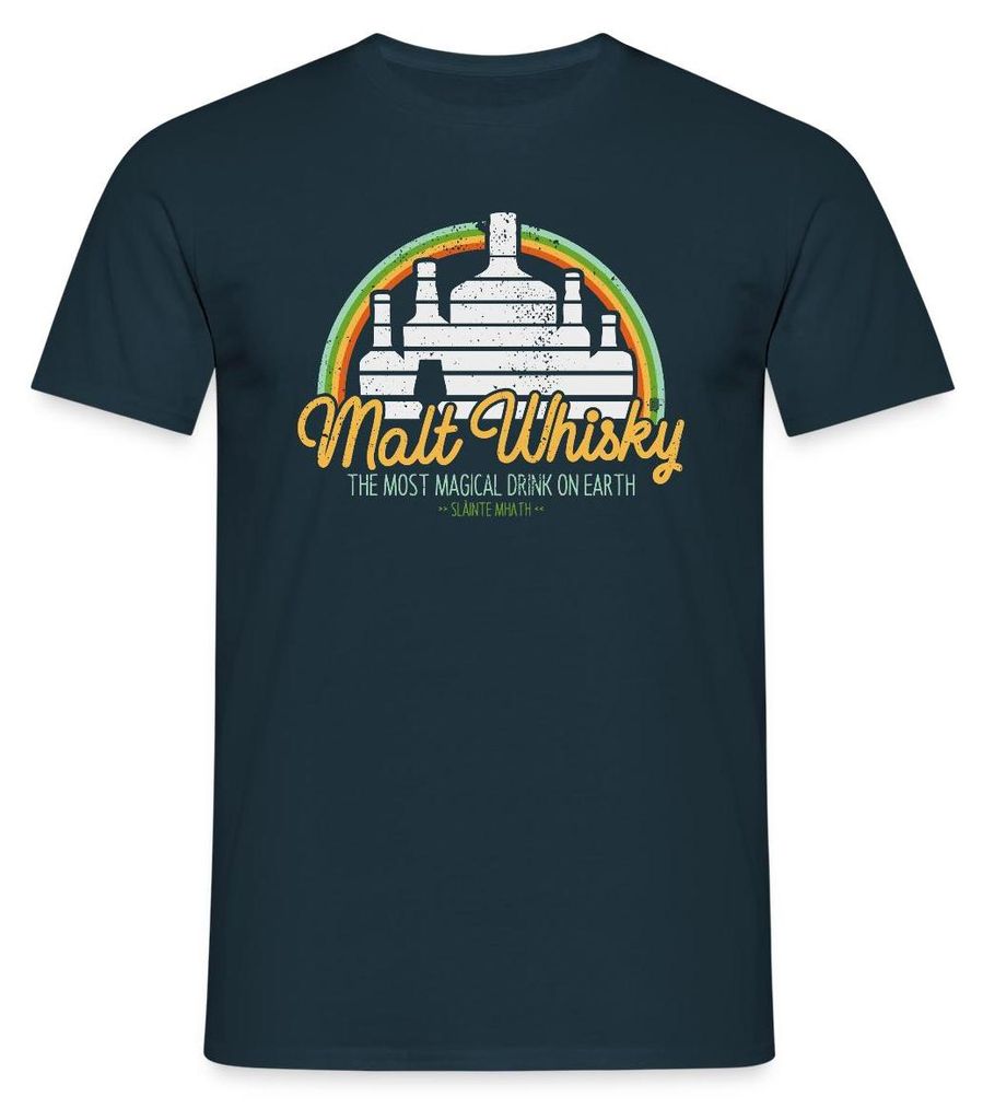 Spreadshirt Malt Whisky Für Whisky-Fans Männer T-Shirt, Produktbild 