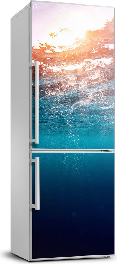 Tulup Kühlschrankdekoration - 70x190 cm - Aufkleber auf dem Kühlschrank - Unterwasserlandschaft