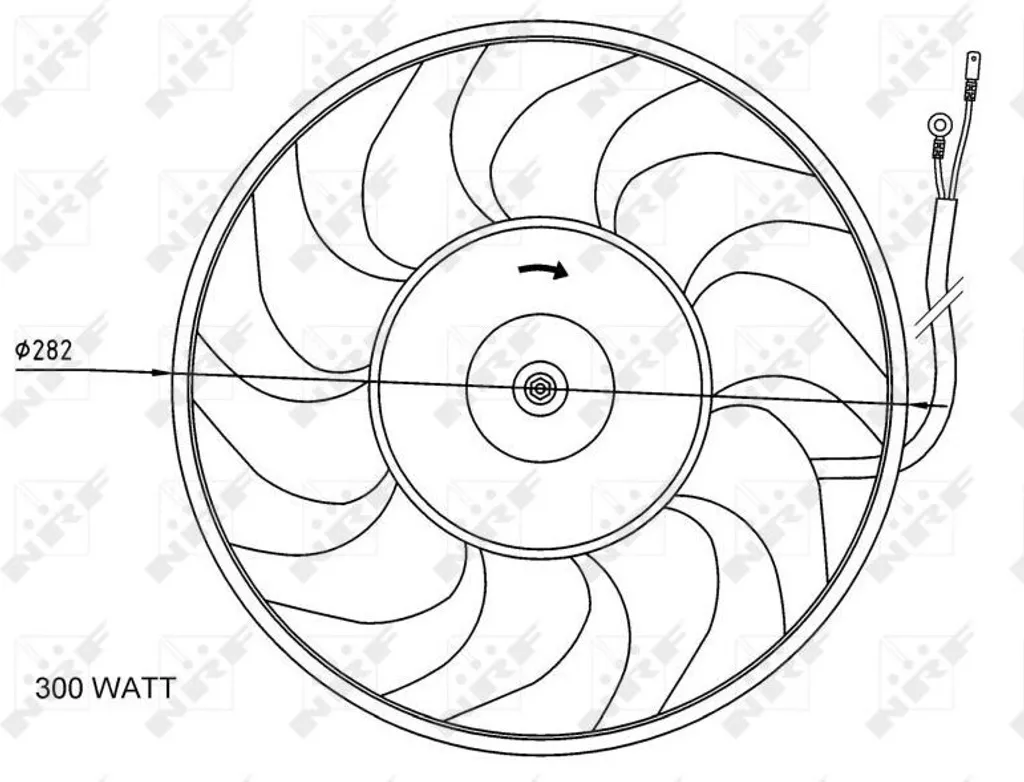 Évitez la surchauffe : Ventilateur NRF 47072 pour A6 (4A) - OE 4A0959455B
