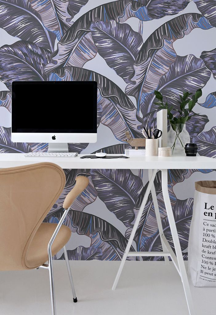 Coloray Fototapete 312x219 cm Latextapete Magicstick - Palm verlässt botanisch.