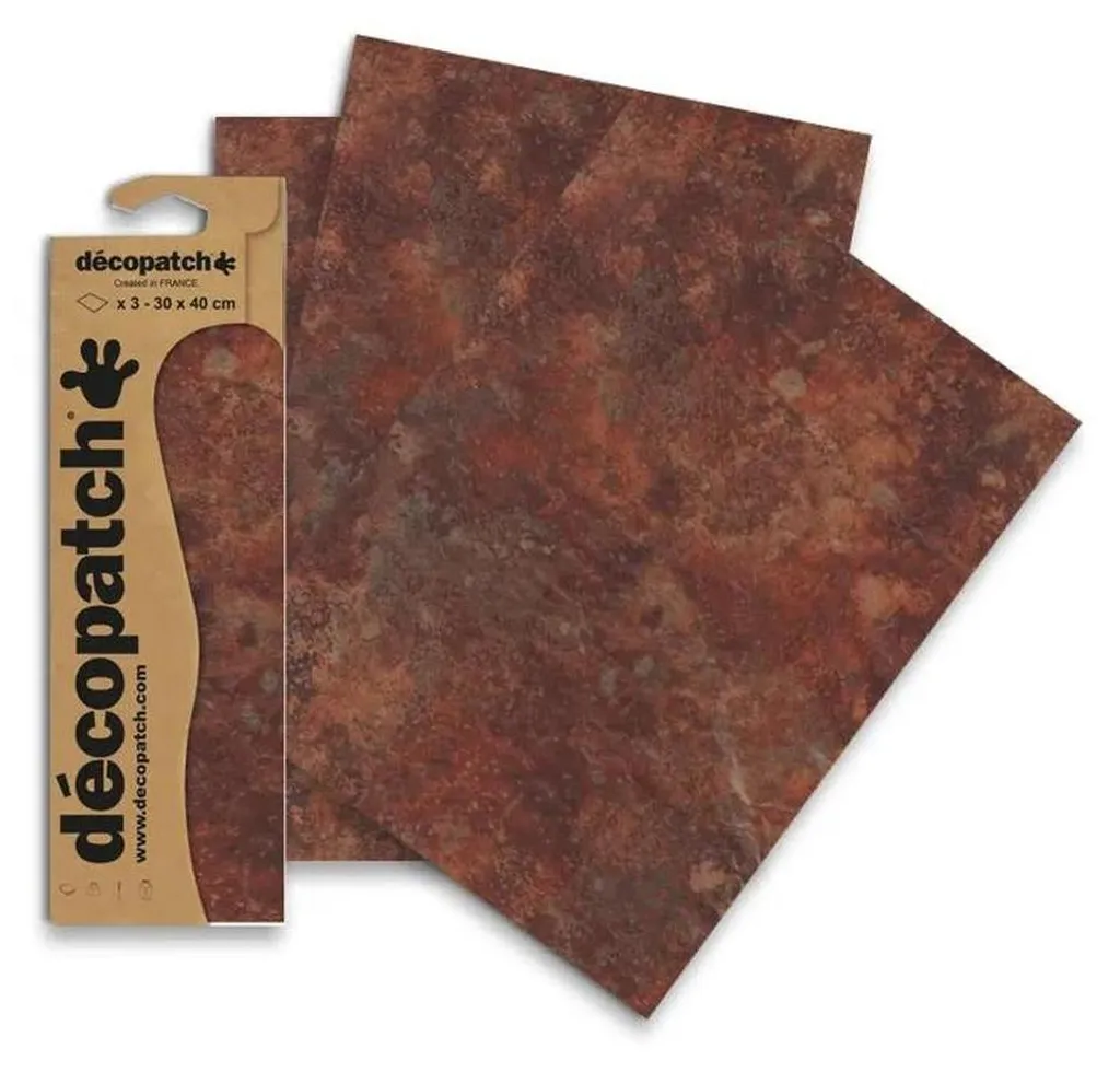 Papier Décopatch effet Marbre anti-déchirure pour un collage sans plis - 3