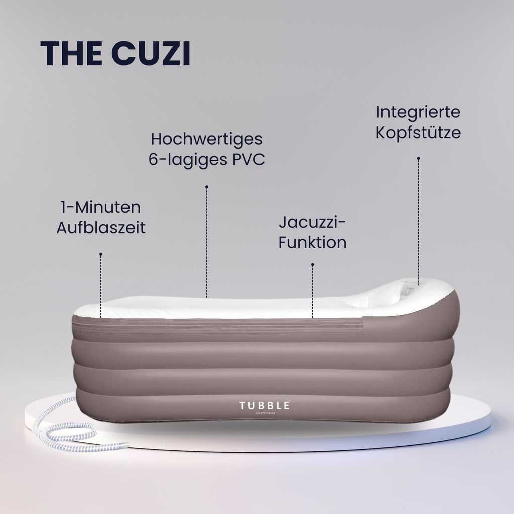 Tubble® Cuzi Aufblasbare Spa-Badewanne - Aufblasbare Produktbild 2