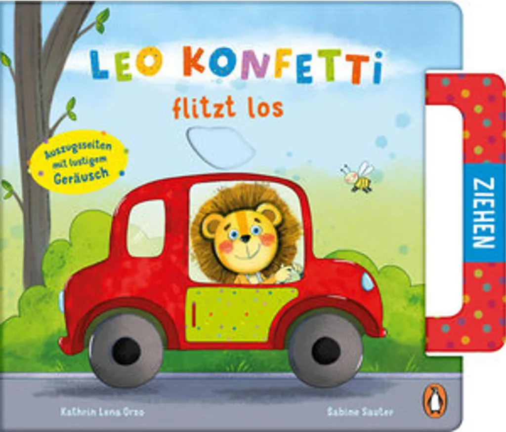 Livre Bébé Léo Confetti pour Apprendre les Sons - Idéal Cadeau Naissance
