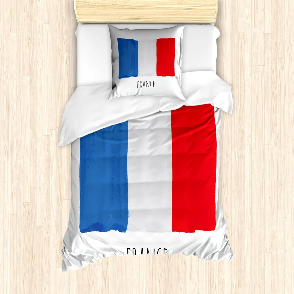 Set Letto Francia ABAKUHAUS 135x200 Design Watercolor Moderno