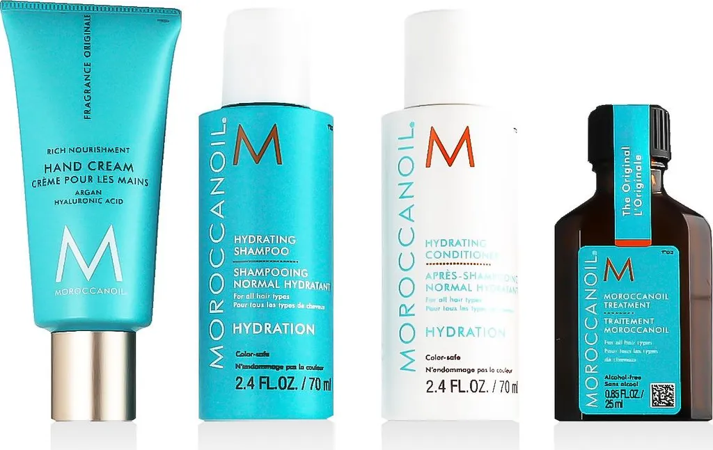 Coffret découverte hydratant Moroccanoil - Soins essentiels à l'Argan