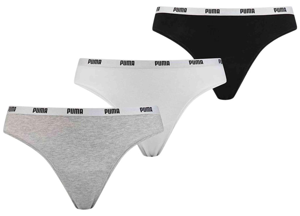 Puma Tanga 3 Einheiten Weiß,Schwarz,Grau M Damen Produktbild 
