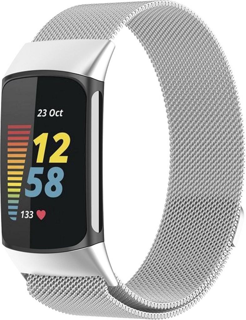 Per Fitbit Charge 6 / 5 Bracciale in metallo e acciaio con Immagine del prodotto 