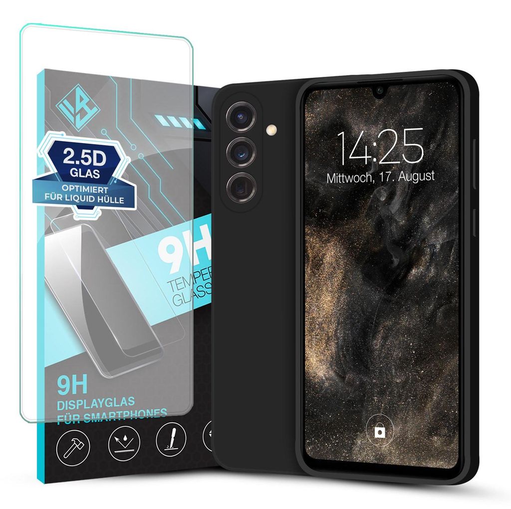 Hülle für Samsung Galaxy S24 mit 9H Displayglas Produktbild 