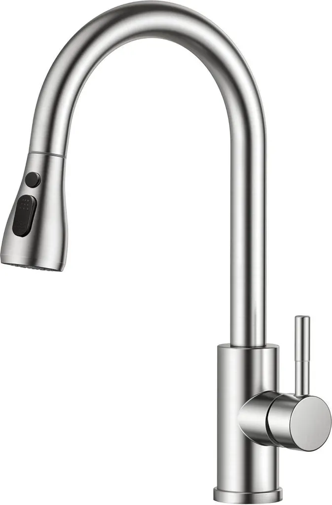 Rubinetto Lavello FORIOUS Inox: Miscelatore Alta Pressione Professionale