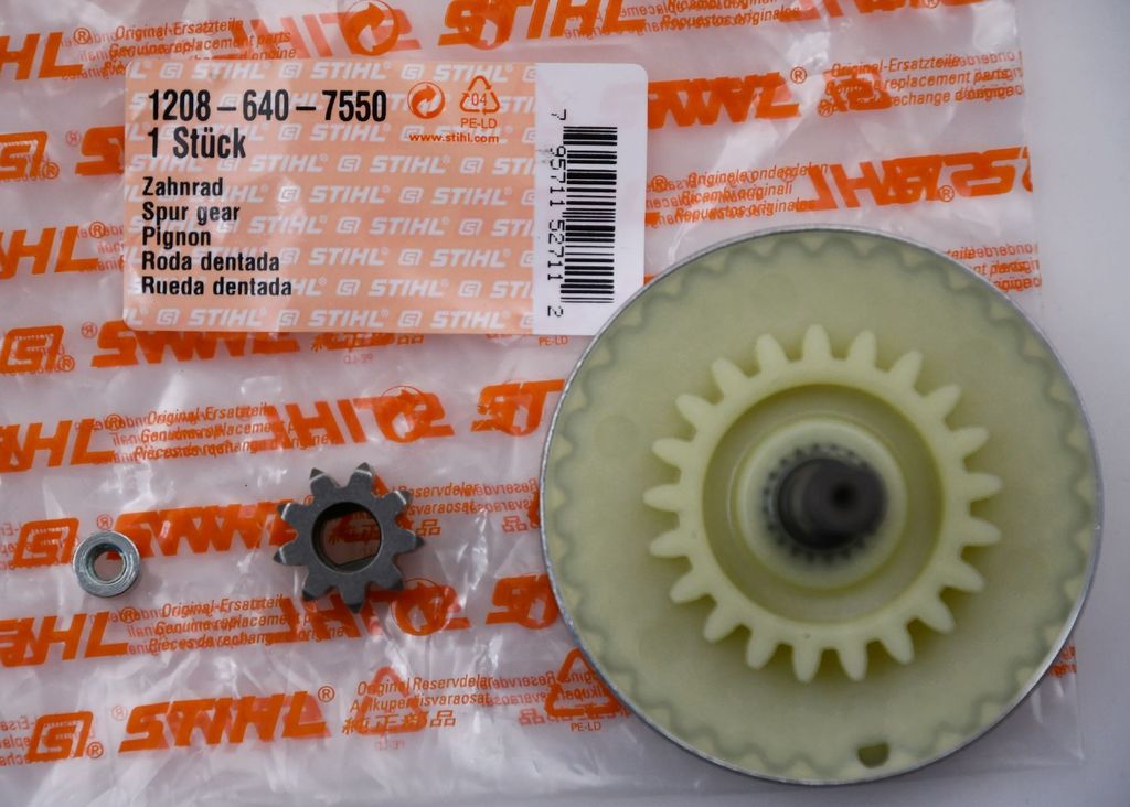 Stihl 12086407550 Original Ritzel Zahnrad E140 MSE140 E160 Obrázok produktu 