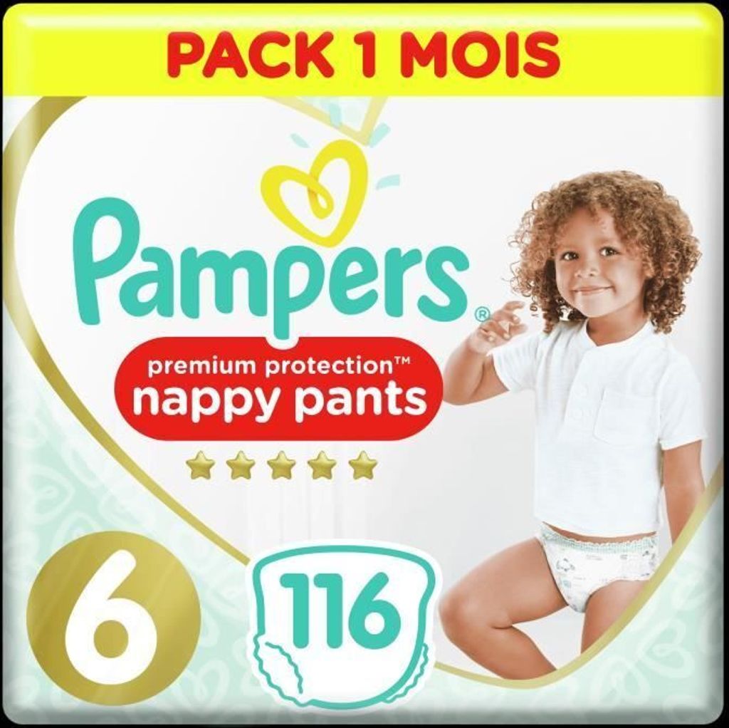 Pampers Windeln Pants Größe 6 (15+ kg) Premium Protection Produktbild 