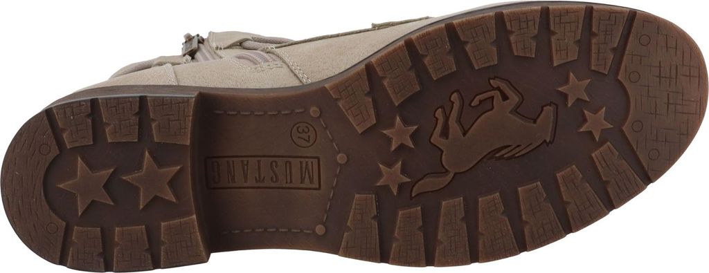 Mustang Damen Stiefelette modischer Boot-Stil 15M0052001, Größe:38 EU, Farbe:Weiß