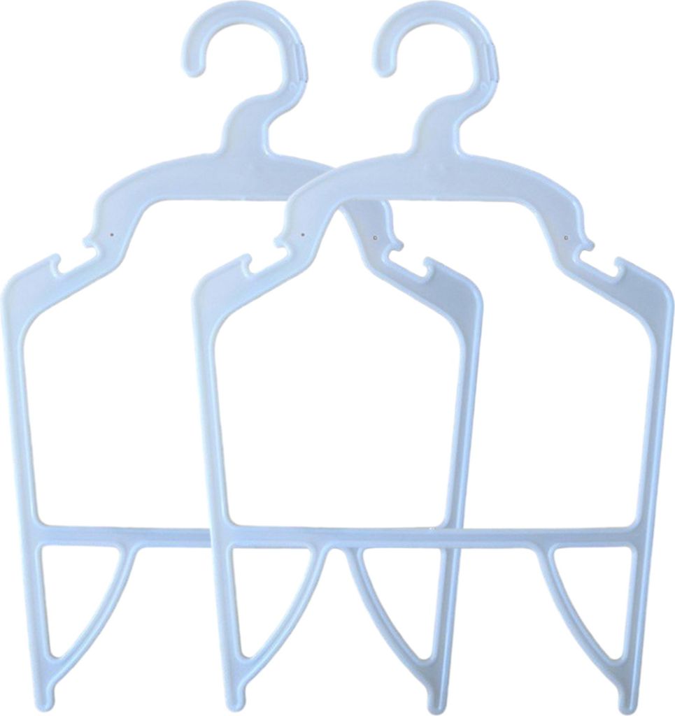 2Pcs Pet Kleidung Kleiderbügel Slot Design Nicht-slip Pet Kleidung Organizer Kompakte Lagerung Rack Pet Supplies