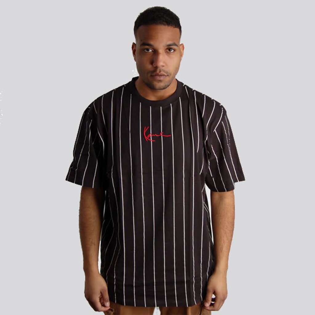 Tričko Karl Kani Small Signature Pinstripe pro Pánské Obrázek produktu 