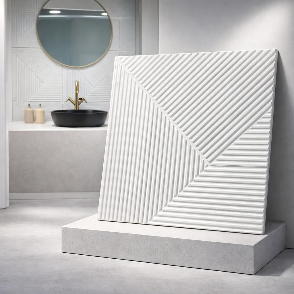 Kunststoff 3D Wandpaneele Wanddeko Wandverkleidung Produktbild 