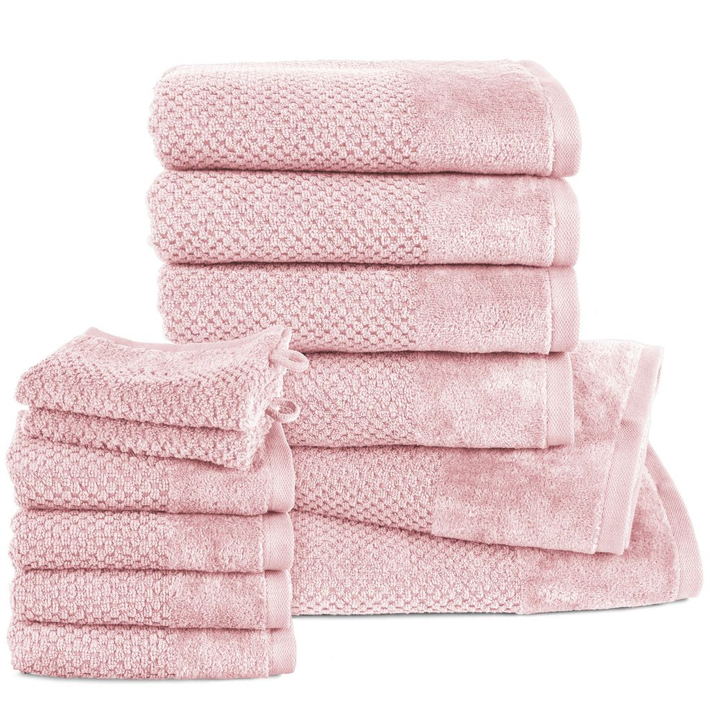Pure Label 12.TLG Handtücher Set aus Baumwolle - 2x Produktbild 
