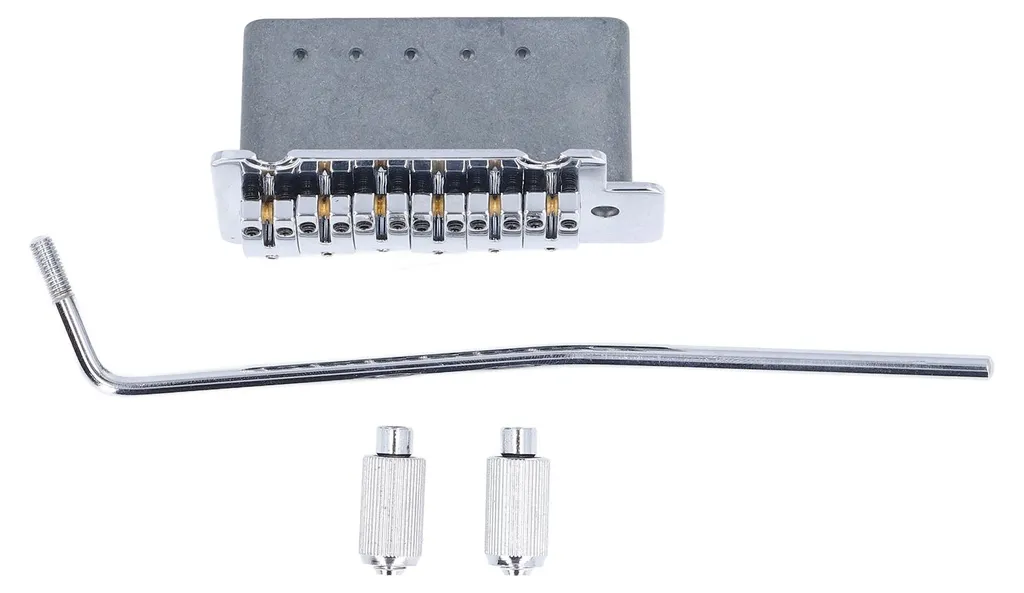 Chevalet Guitare Électrique Zinc pour Stabiliser l'Accordage sur Strat SQ