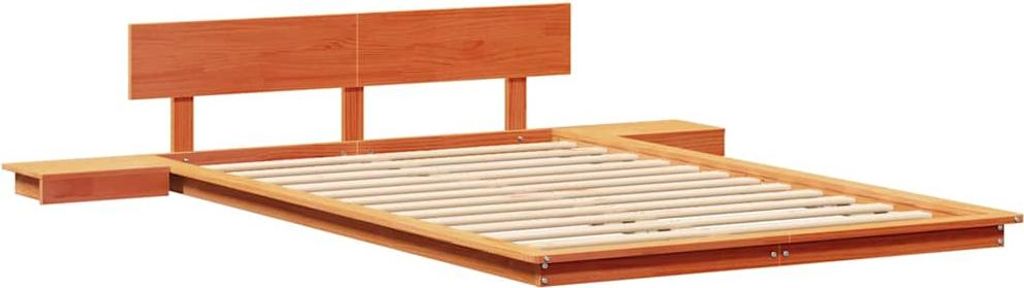 Best Möbel Bettgestell Braun 140x190 cm Holz - Doppelbett A872406