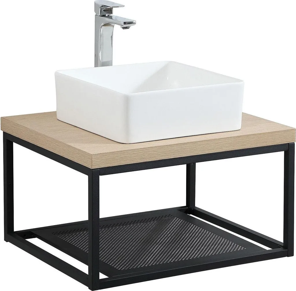 Structure suspendue 60 cm WILL en acier noir mat - Finition premium