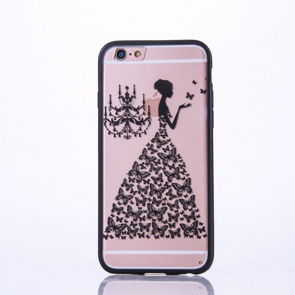 Handy Hülle Mandala für Samsung Galaxy J5 2016 Design Case Schutzhülle Motiv Schmetterling Frau Cover Tasche Bumper Schwarz