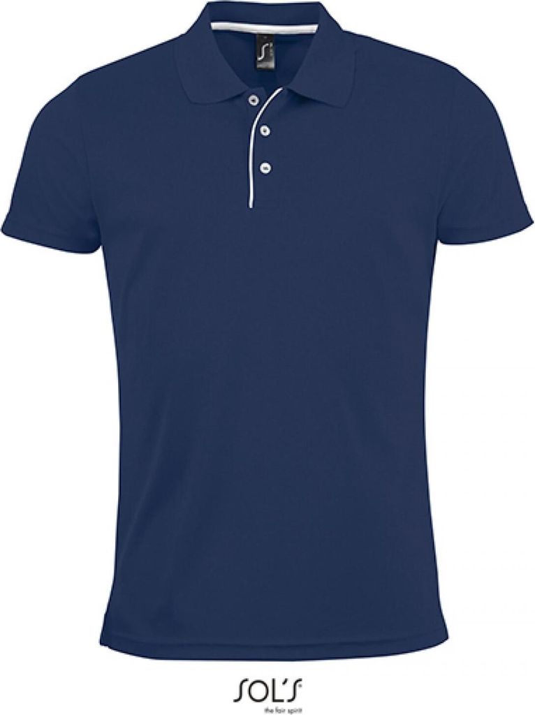 SOLs 01180 | Mens Sports Polo Shirt Performer - Farbe: French Navy - Größe: 3XL