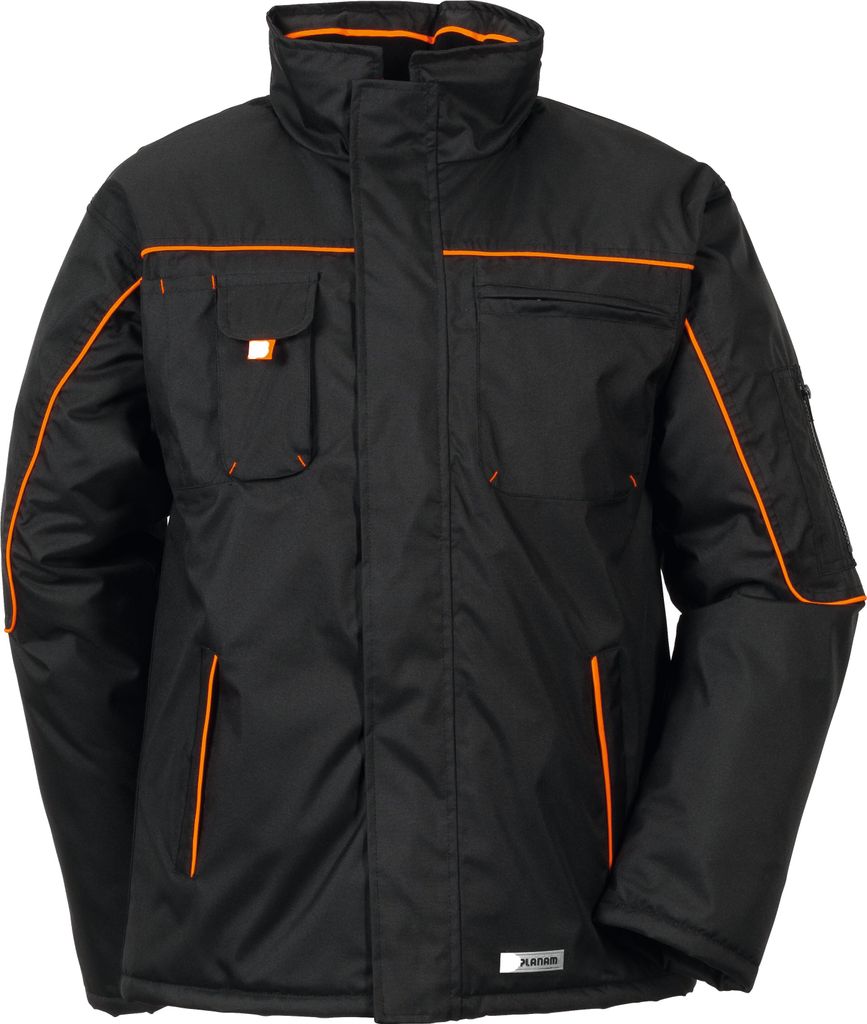 Planam Funktionsjacke Outdoor Piper Gr. M schwarz/orange Produktbild 