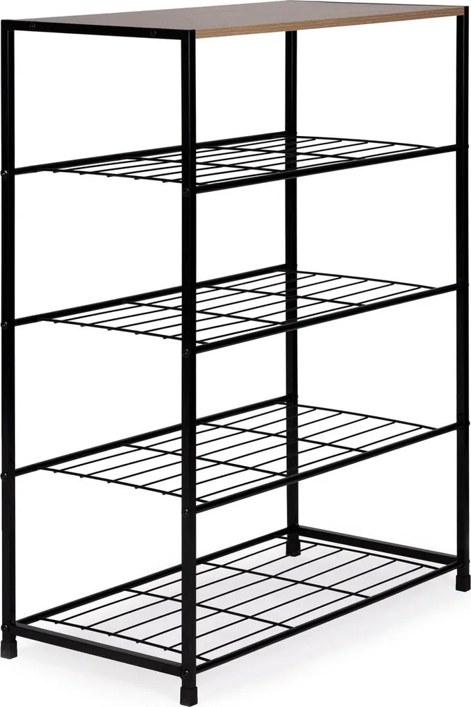 Étagère à chaussures en bois LOFT : rangement design pour petit espace