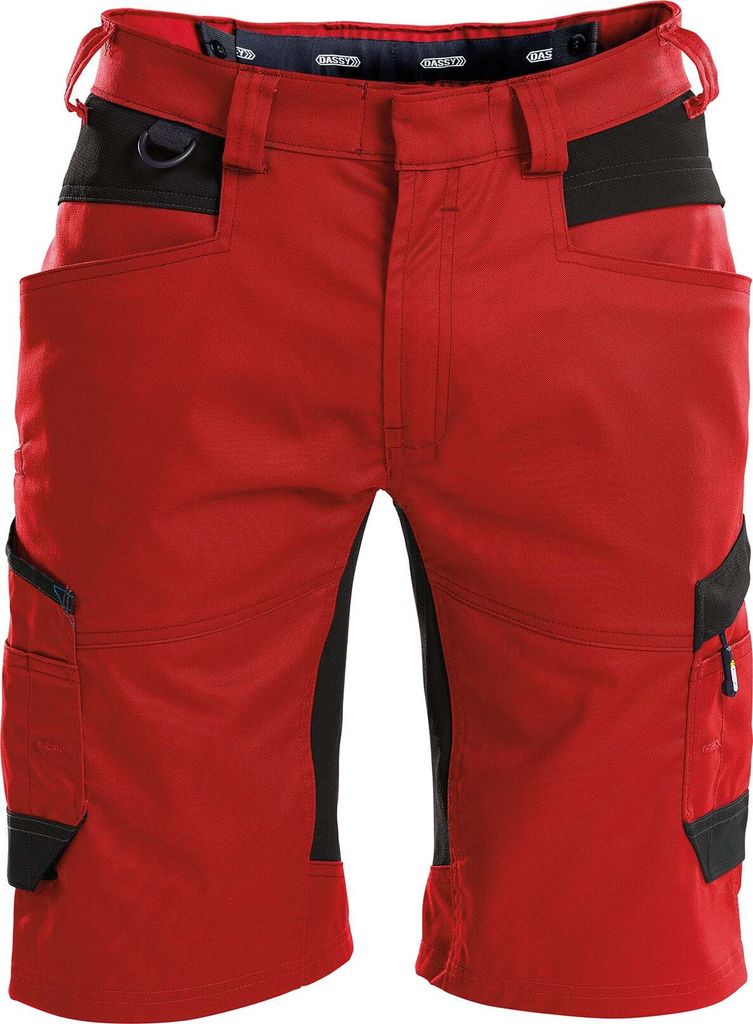 DASSY Axis Arbeitsshorts mit Stretch ROT/SCHWARZ Gr.52 Länge: STANDARD