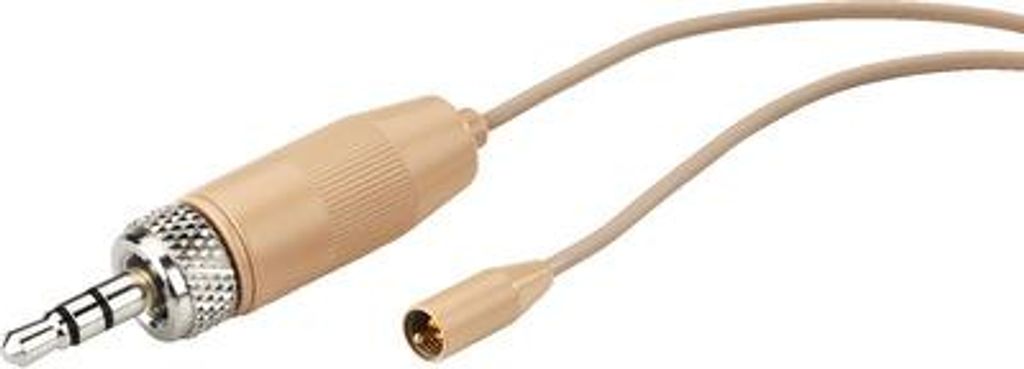 Anschlusskabel 801CS, 1,5 m, mit verschraubbarem 3,5-mm-Klinkenstecker, Beige