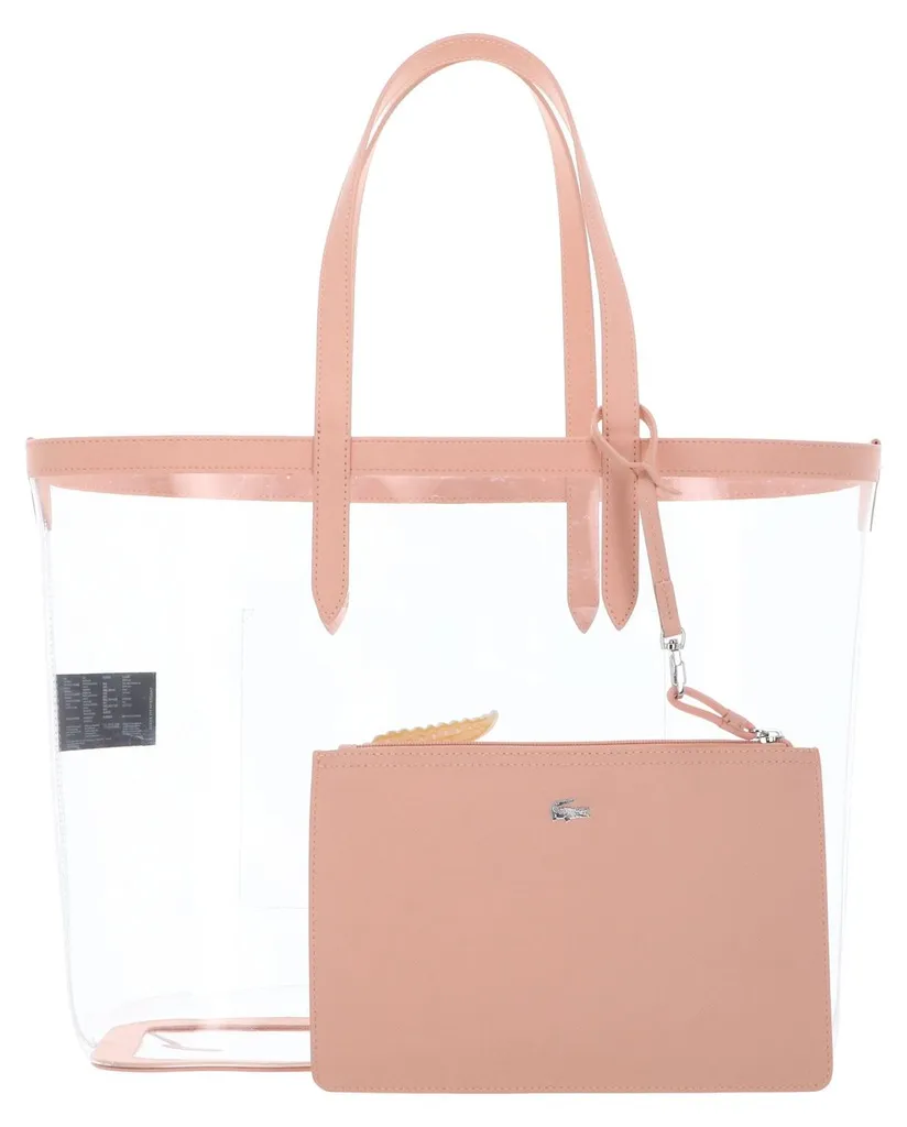 Grand cabas transparent Lacoste Anna Seasonal sac de plage et ville