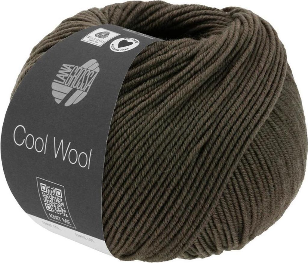 Lana Grossa - Cool Wool Melange 1429 dunkeloliv meliert Produktbild 