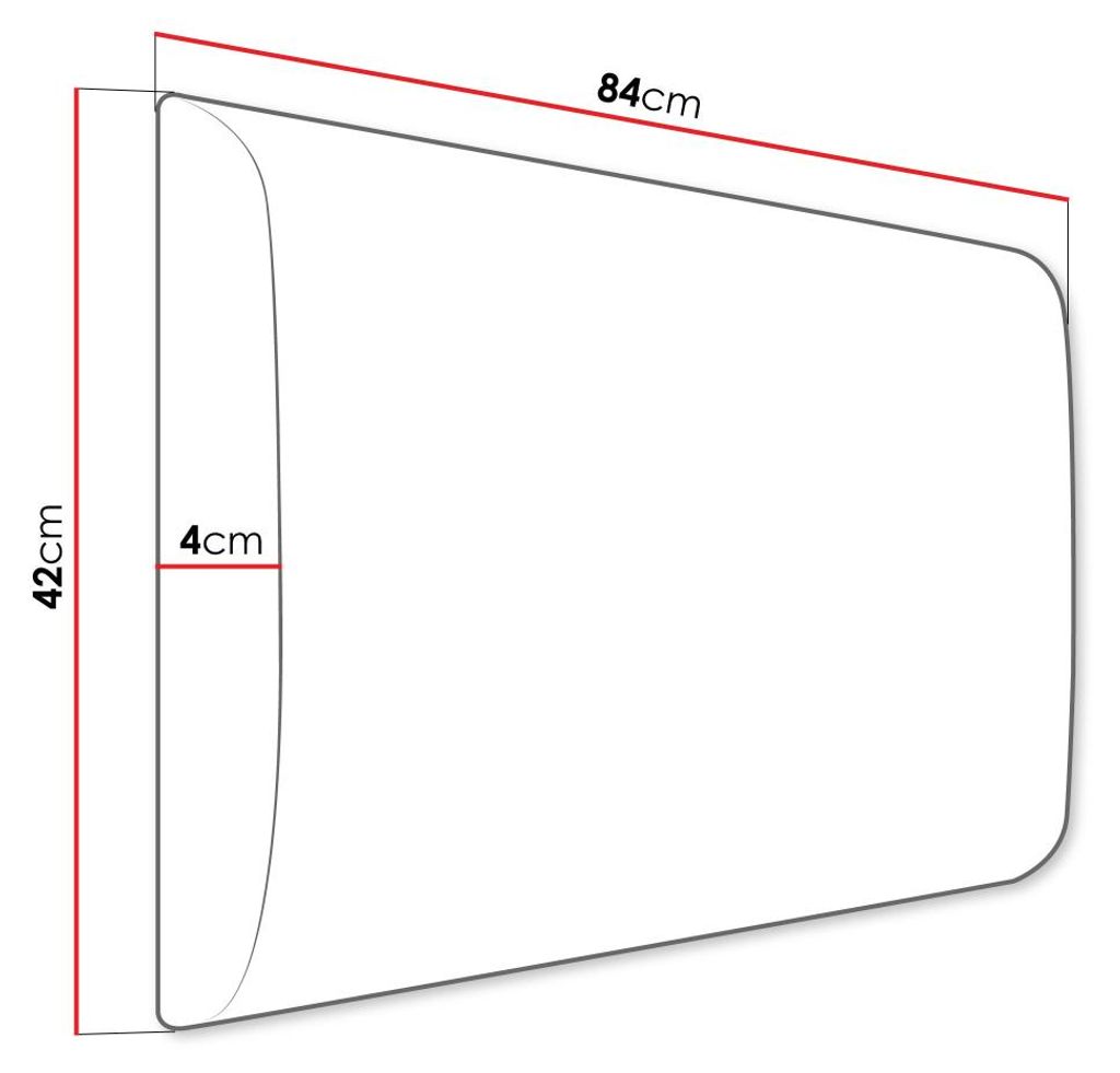 MIRJAN24 Wandpaneel Pag 84x42, Polsterwand für Produktbild 