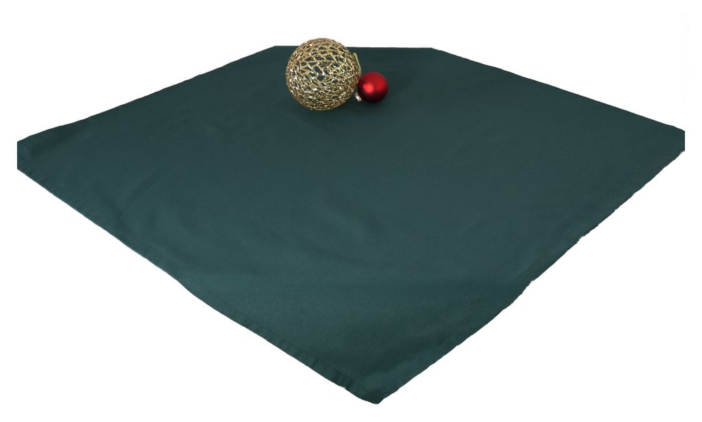 Tischdecke Mitteldecke Uni- Kollektion 85 x 85 cm cm Dunkelgrün