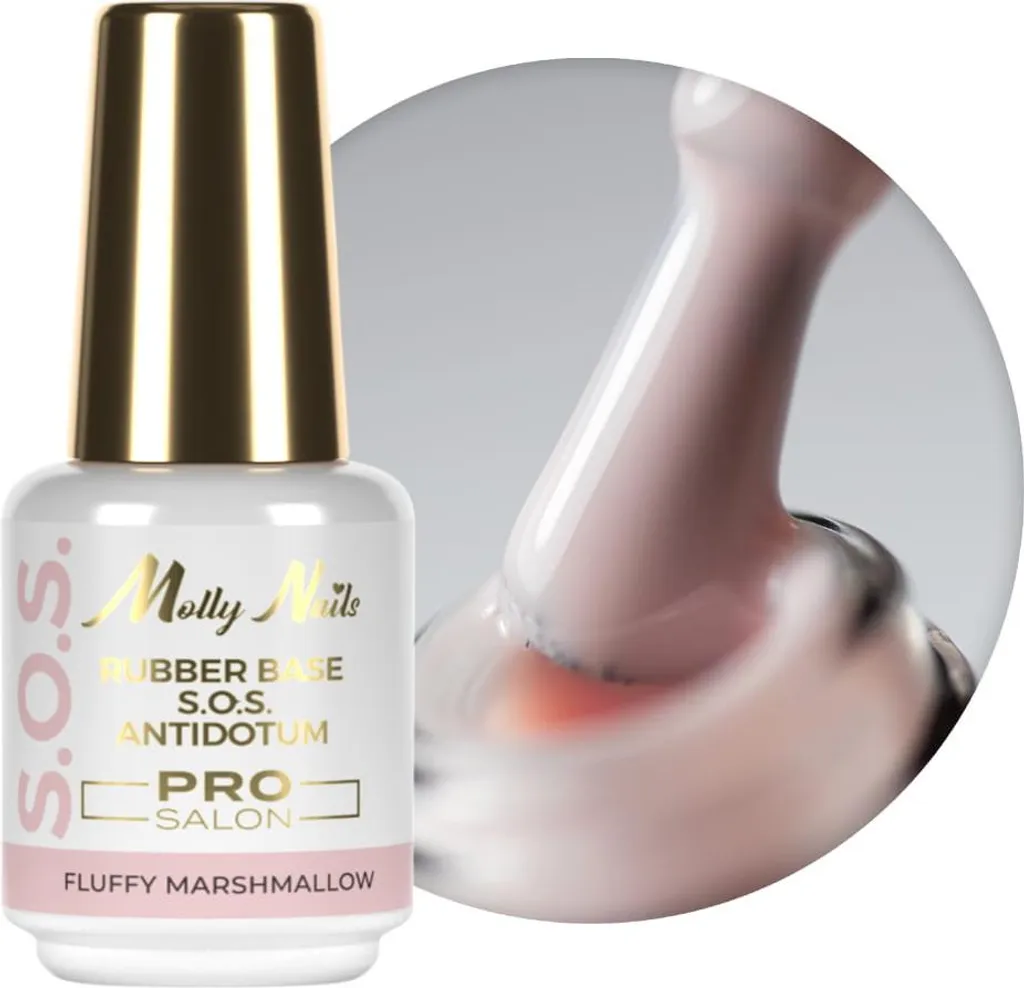 Base pour Ongles Mous et Fragiles Molly Nails 15g Manucure et Pédicure