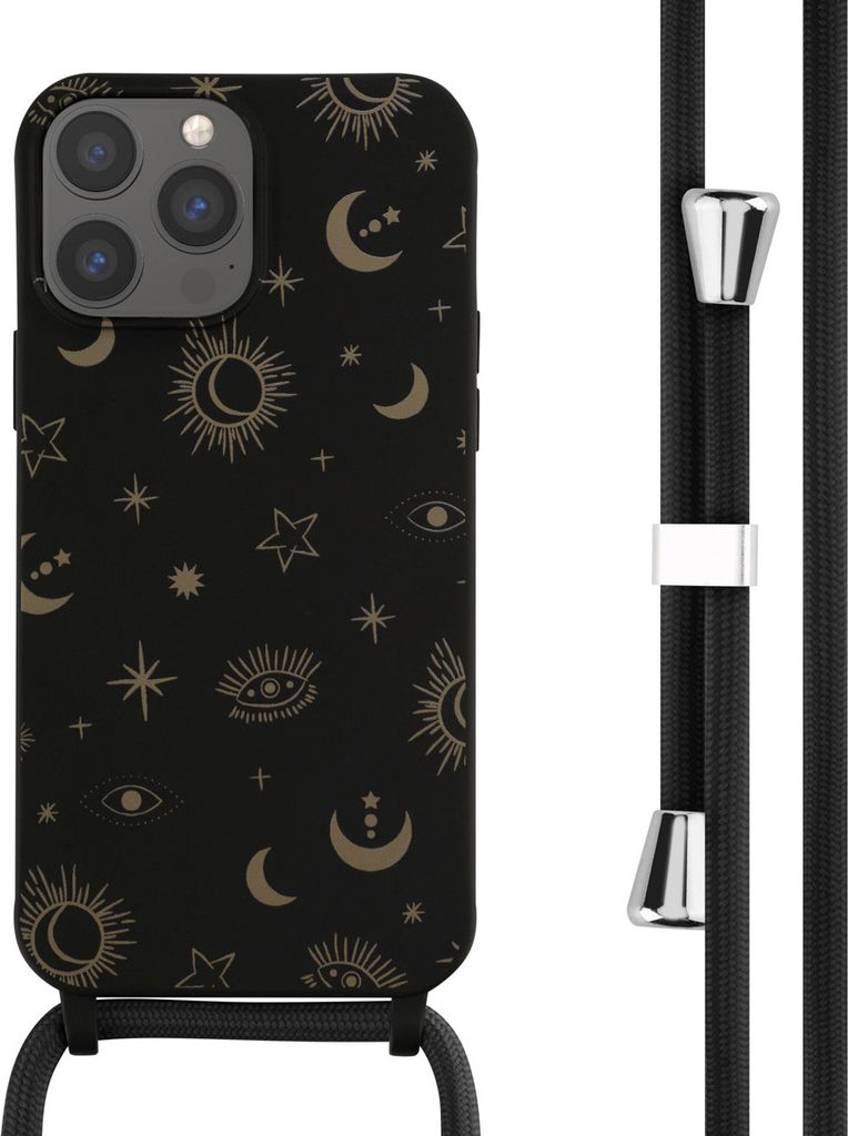 imoshion SilikonHülle design mit Band iPhone 13 Pro Max - Sky Black