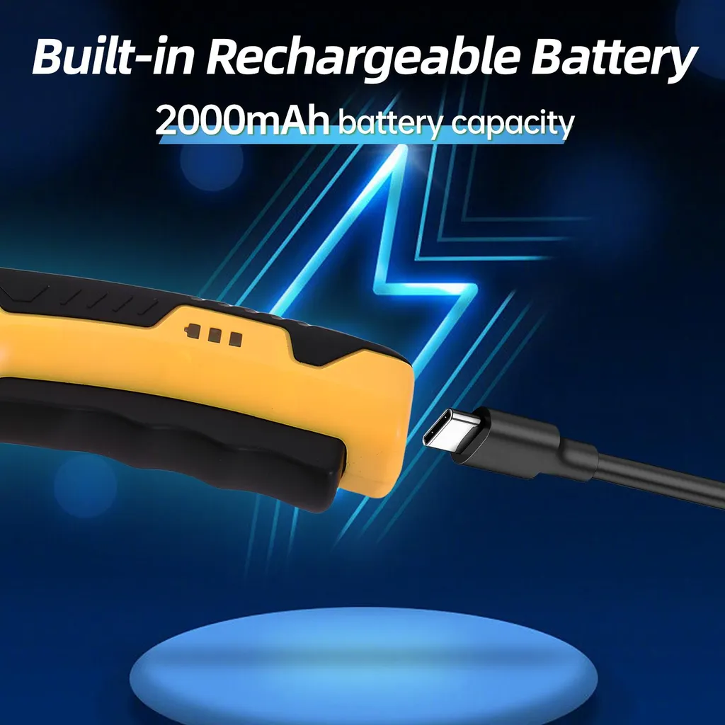 Cisaille électrique sans fil rotative 4V avec éclairage LED de précision - 5