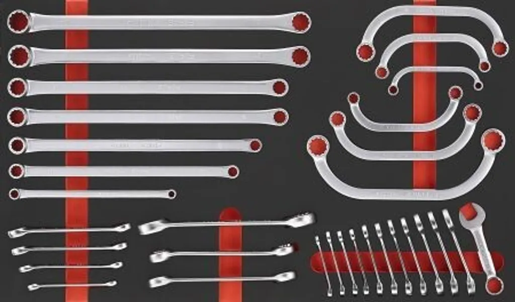 Module d'outils FORCE 5321 : Douilles et embouts pour servante d'atelier