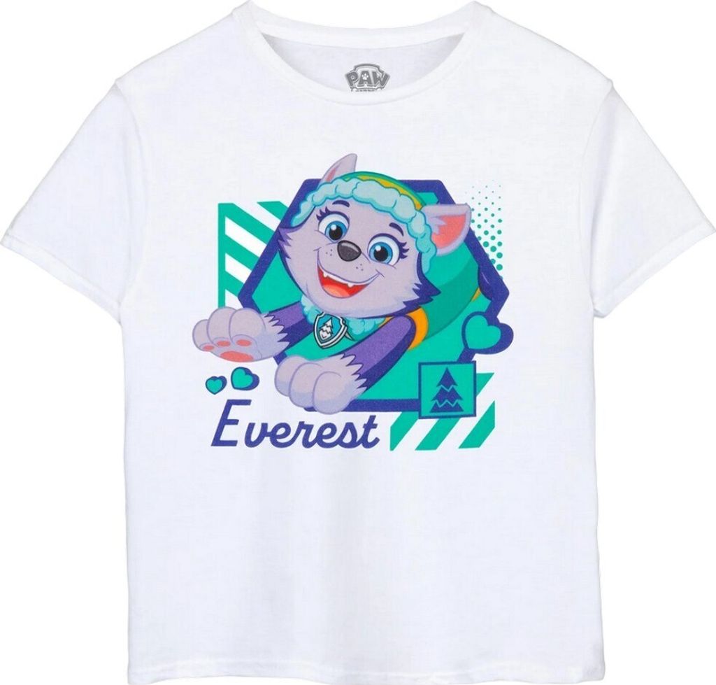 Paw Patrol - T-Shirt für Mädchen NS7743 (128) (Weiß)
