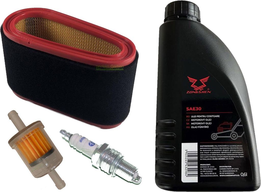 Zündkerze +Filter +Öl SAE30 für Alpina AT5 84 AT7 102 BT 98 SD HC C108 18550199