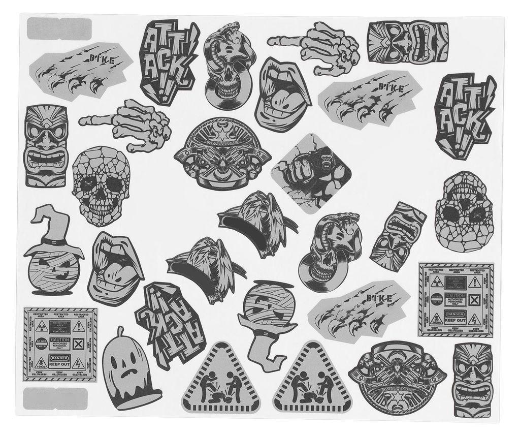 35 Stück reflektierende Aufkleber, wasserdichte Helm-Fahrrad-Nachtsicherheits-Fahrradaufkleber für Motorräder