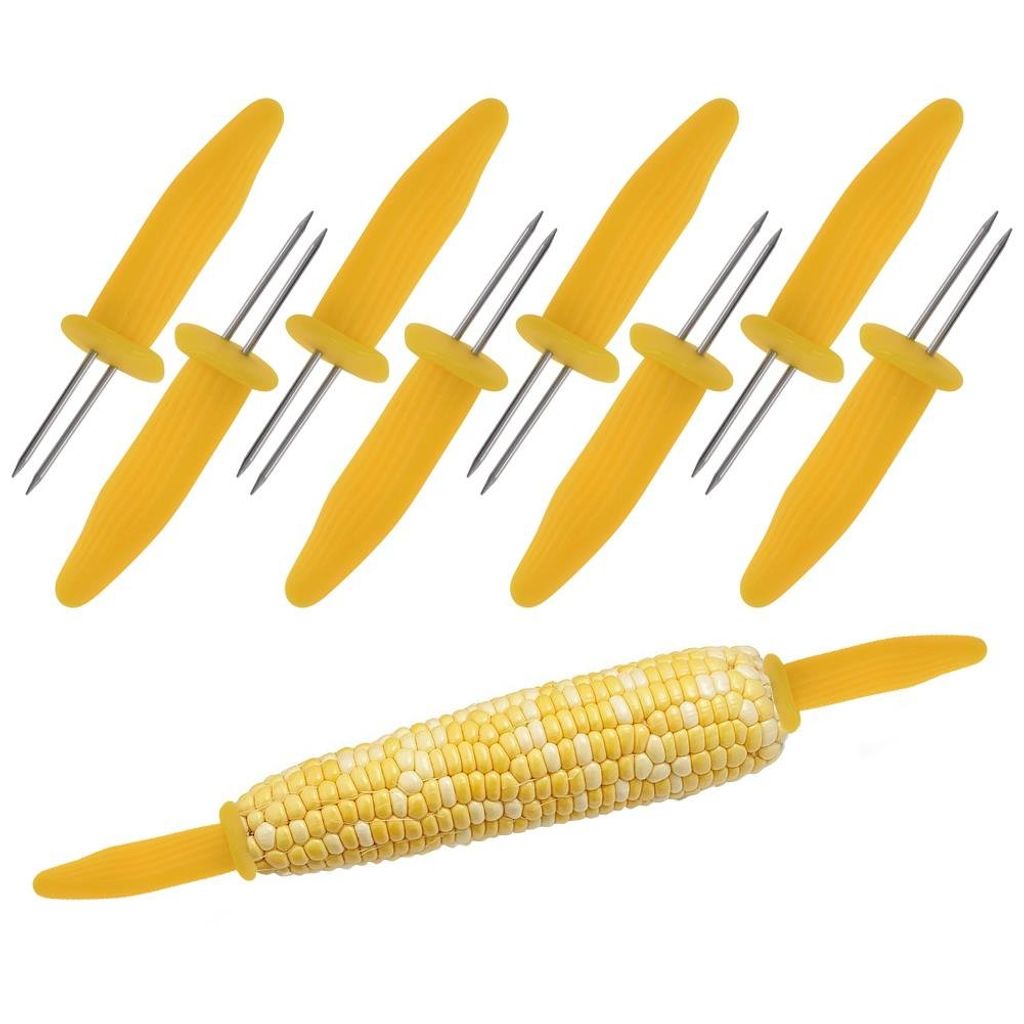 8x Set Maiskolbenhalter Halter Spieße für Maiskolben Produktbild 