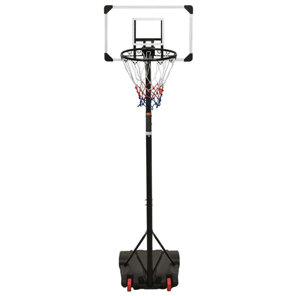 vidaXL Cavalletto da basket trasparente 216-250 cm in Immagine del prodotto 