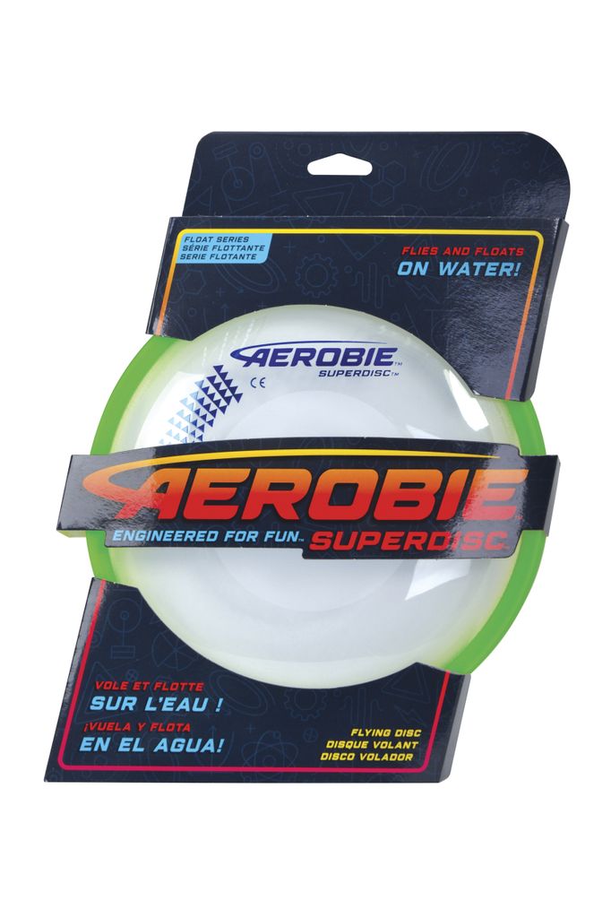 AEROBIE Wurfscheibe "Superdisc" Durchmesser: 250 mm zufällige Farbe (1 Stück)