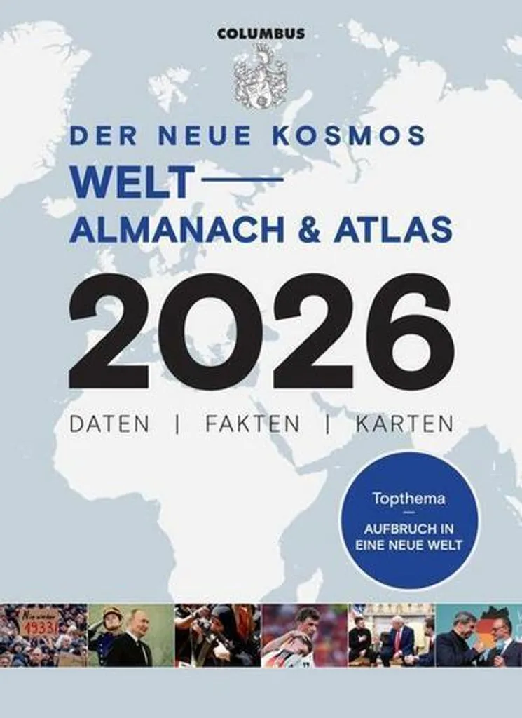 Données mondiales fiables : Kosmos Welt-Almanach 2026 et son Atlas