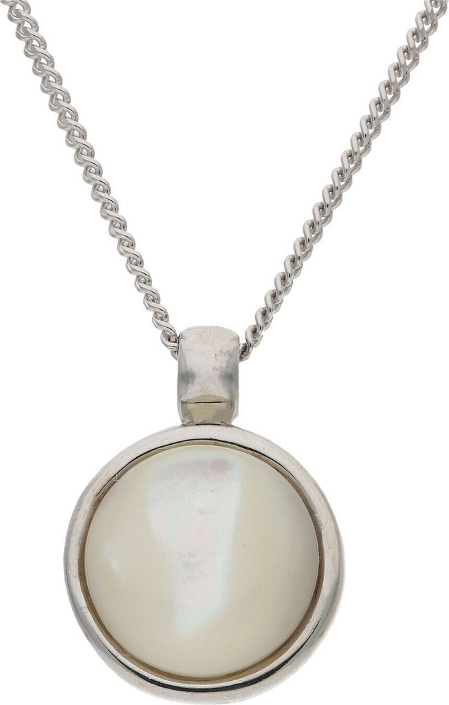 JuwelmaLux Anhänger 925/000 Sterling Silber mit Perlmutt JL47-02-0101